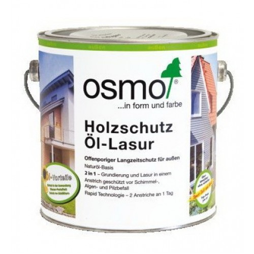 Лазурь для наружных работ HOLZSCHUTZ OL-LAZUR 2,5л, зеленая для сада (1415)