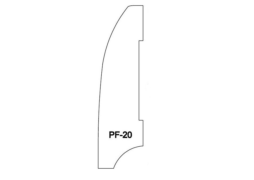 Плинтус Bentline Дуб массив, Lх84х20 мм PF20