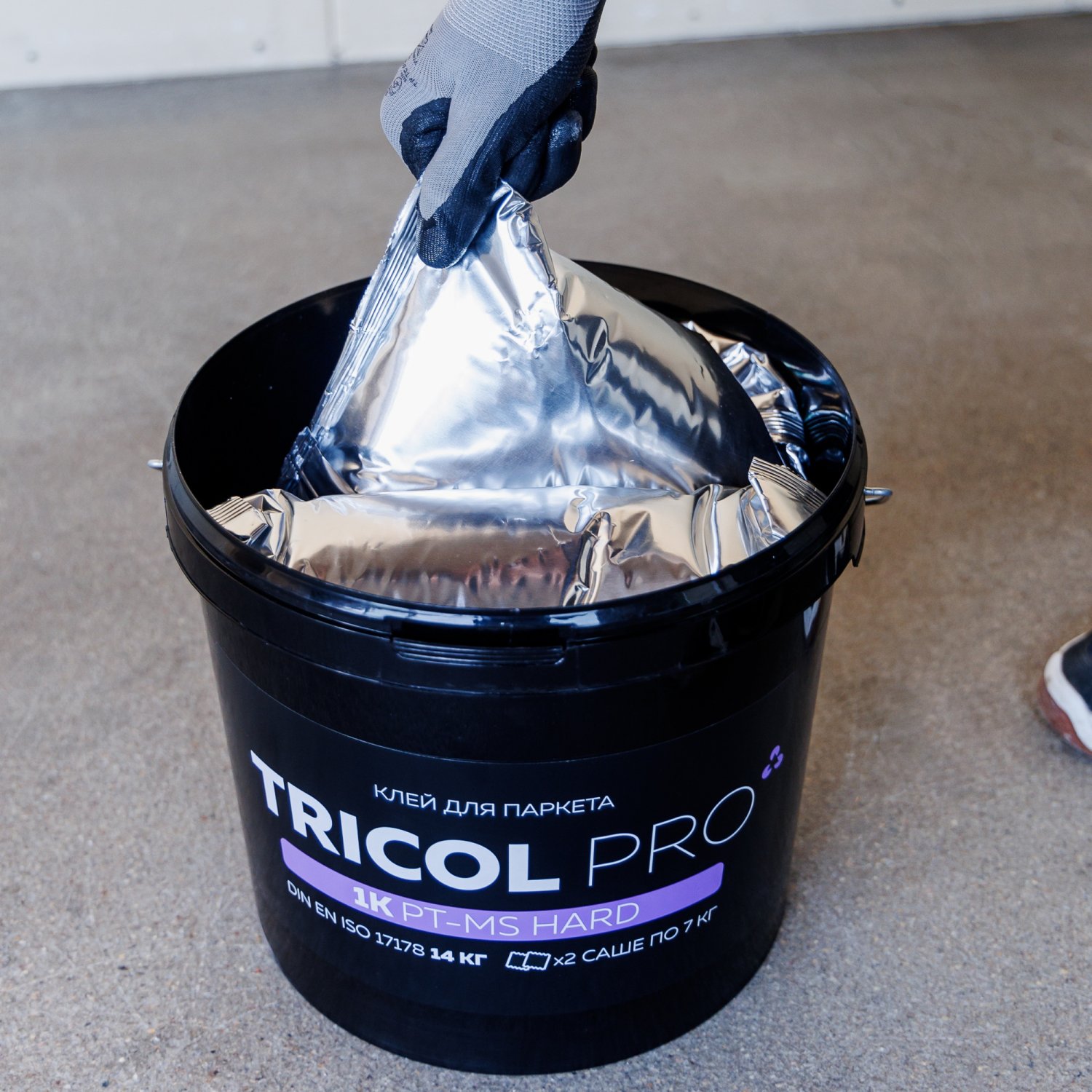 Клей для паркета TRICOL PRO 1K PT-MS HARD TRICOL PRO 1K PT-MS HARD